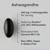 Sports Research® Ashwagandha Softgels with Coconut MCT Oil - Natural Adaptogen Made with Shoden® Ashwa for Relaxation, Calm & Sleep Support - Gluten Free & Vegan Friendly - 60 Count