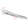 50 Pack 2.36 inches Hair Clips, Marrywindix Silver Metal Alligator Hair Pins Teeth Bows Hair Clips Hairdressing Salon Hair Grip DIY Accessories Hairpins for Women, Girls and Hairdresser Sliver
