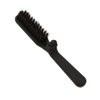 Black Travel Hair Brush Foldable Hairbrush Pocket-fit Mini Hairbrush Wild Boar BristleTravel Hairbrush for Men, Women Compact Finishing Hairbrush Dry and Wet Straight Curls Hair Brushes,Foldable Brush