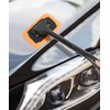 RACOONA Windshield Cleaning Tool,Car Cleaning Window Tool,Car Window Cleaner Tool,Car Accessories Car Window Cleaner with Unbreakable Extendable Handle and Microfiber Cloth for Auto Glass Wiper Car
