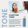 Clearogen Clarifying Toner for Acne and Blemishes, Face Toner, Facial Toner, Skin Toner, Acne Toner, Toner Oily Skin, Salicylic Acid Toner, Astringent for Face, Toners, 4 Fl Oz