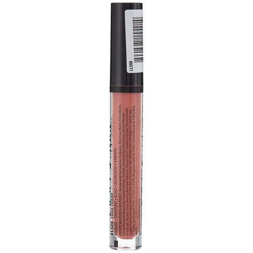 NYX PROFESSIONAL MAKEUP Lip Lingerie Shimmer, Lip Gloss - Euro Trash, Dark Pink-Brown