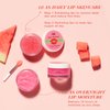 Lip Mask Set, Lip Scrub & Lip Butter, Overnight Lip Treatment Set Enriched With Skin Softening Ceramide & Watermelon and Hydrating Shea Butter, For A Softer & Smoother Pout