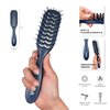 TADA MEN Hair Brush for Men Comb for Men and Women Styling Hairbrush Mens for Styling (Navy)