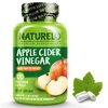 NATURELO Apple Cider Vinegar Capsules - Natural ACV with Mother Supplement for Men & Women for Detox, Cleanse and Weight Management - 120 Vegan Capsules