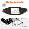 Facon 3" x 8" RV Elbow Pipe Heater Pad, Work for 1-1/2" Elbow Pipe, 3Packs 12V Tank Heater Pad, for RV, Camper, Travel Trailer and Motorhome, DC 12Volts-13.5Volts