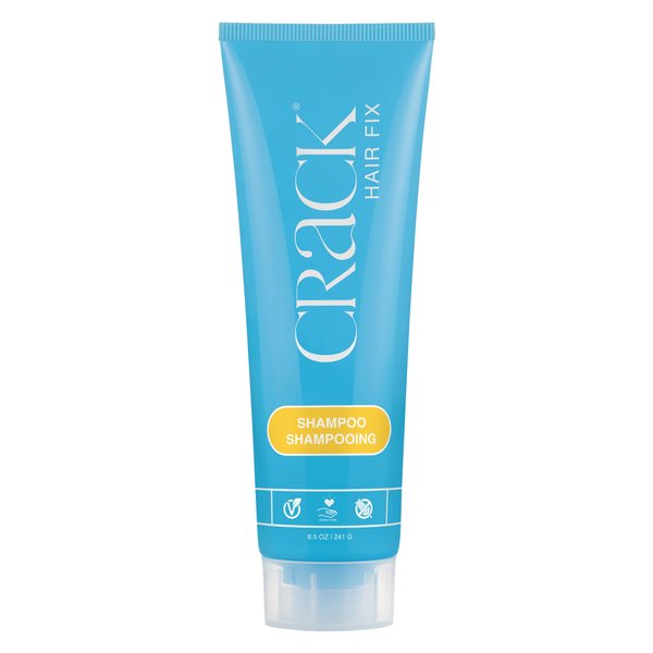 CRACK HAIR Shampoo - Moisturizes & Protects Hair From Dryness, Helps Reduce Breakage & Improves Texture, and Restores Youthful Shin