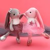 Ruzucoda Ballerina Dolls Plush Bunny Rabbit Soft Toys Ballet Dance Recital Gifts for Girls Pink 15.5 Inches