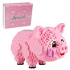 Larcele Micro Pig Building Blocks Mini Building Toy Bricks,1547 Pieces KLJM-02 (Model 558)