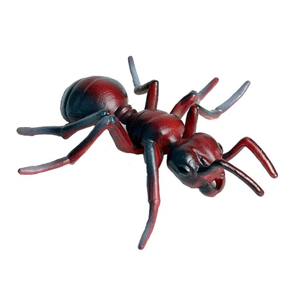 JOKFEICE Realistic Animal Figures Red Ant Figurines Insect Toy, Science Project, Cake Topper, Early Educational Toys Birthday for Toddlers Kids Age 3 4 5
