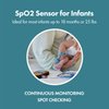 CMI Health SpO2 Sensor for Infants - Compatible ONLY with CMI Health ​Handheld Pulse Oximeters - Overnight Monitoring - Soft & Comfortable, Latex-Free Material