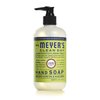 MRS. MEYER’S CLEANDAY Liquid Hand Soap, Cruelty Free and Biodegradable Formula, Lemon Verbena Scent, 12.5 oz