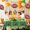 Inspireyee Football Tablecloths, 4 Pack Football Table Cover, Rectangular Game Day Table Cover Football Field for Footbal Decorations, Tailgate Football Party, Football Party (Football-2-zb)