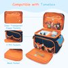 GRAOSO Carrying Case Compatible with Tonies, Storage Bag Organizer for Audio Player Starter Set, Figures, Headphones, Charging Station, Accessories, with Shoulder Strap and Handle, Blue (Case Only)