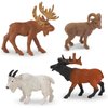 Safari Ltd. North American Wildlife Bulk Bag - Set of Miniature Wildlife Toy Figures - 48 Piece Play Toys for Boys, Girls & Kids Age 3+