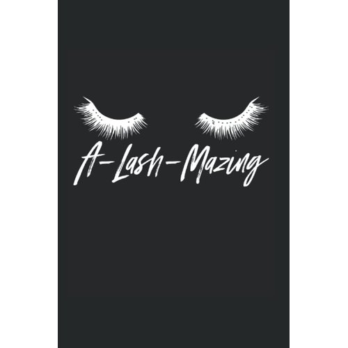 A-Lash-Mazing Eyelash Pun Lash Artist Lash Tech: Graph Grid Notebook/Journal (6” X 9”) Lash Puns For Lash Lounges & Lash Lovers