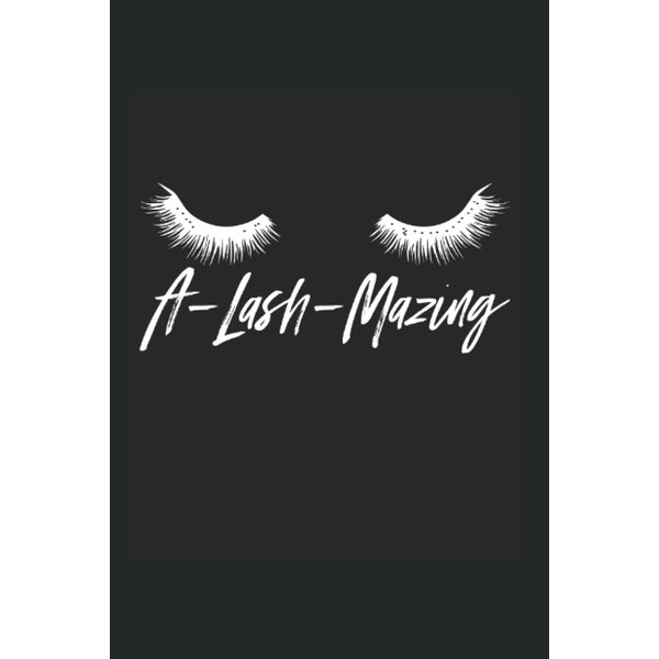 A-Lash-Mazing Eyelash Pun Lash Artist Lash Tech: Graph Grid Notebook/Journal (6” X 9”) Lash Puns For Lash Lounges & Lash Lovers