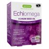 Echiomega Vegan Triple Omega 3 6 9 500 mg, Echium Seed Oil, EFA Supplement for Women with GLA, 60 Softgels