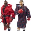 WWE Mr. T vs “Rowdy” Roddy Piper Elite Collection 2-Pack 6-in Action Figure with Boxing Robes & Swappable Hands, Posable Collectible Gift for WWE Fans Ages 8 Years Old & Up