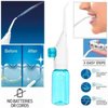 Portable Oral Irrigator Water Flosser Dental Water Toothbrush Toothpick Nasal Irrigator Implement Teeth Cleaner Oral Hygiene flossers for Home Travel with 5pcs Nozzles (Nozzle and Tongue Scraper)