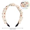 WILLBOND 4 Pcs Rhinestone Headband for Women Girls Embellished Twist Knot Wide Hair Hoop Hair Band Hair Decoration