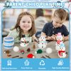 10 Pack DIY Snowman Kit Toys for Kids,Christmas Craft Xmas Gift Toy for Girl,Boy,Build a Snowman Kit Indoor Decorations,Creative Kids Air Dry Modeling Clay,Christmas Gift Stocking Stuffers for Toddler