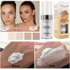 TLM Color Changing Foundation, Flawless Colour Changing Warm Skin Tone Liquid Foundation for Mature Skin, Waterproof Moisturizing Foundation Makeup Base Nude Concealer Full Coverage SPF, 30 ml