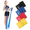 Exercise Bands for Physical Therapy | Resistance Band for Fitness, Yoga, Pilates | Long Resistance Bands for Working Out | Elastic Band for Exercise | Stretch Band