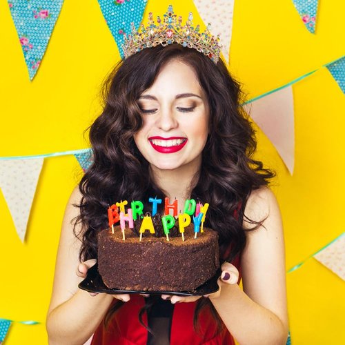 ATODEN Birthday Queen Tiara Crown Sash Tiaras and Crowns for Women Girls Crystal Princess Tiara Rhinestone Headbands Quinceanera Crown Multicolor Headpieces Happy Birthday Decorations