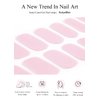 AutyaMee Semi Cured Gel Nail Strips (Pale Pink)-20 PCS Gel Nail Stickers | Gel Nail Wraps | UV Light Required, Salon Quality & Easy To Use