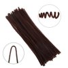 600 Pieces Christmas Pipe Cleaners Sets Include 100 Pieces Brown Chenille Stems 200 Pieces Red Pom Poms and 300 Pieces Wiggle Eyes for Crafts DIY Making