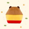 PUPUPANDA Cute French Fry Capybara Plush Pillow,Soft Capybara Food Plushies Toy,Kawaii Capybara Stuffed Animal Birthday Gift