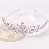 Vovii Purple Princess Tiara for Women Exquisite Modeling Perfect Bridal Headdress Crown for Wedding Ideal Costume Party Hair Accessories Princesses and Girls
