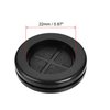 uxcell Rubber Grommet Round Double-Sided Mount Dia 27 mm for Wire Protection 4pcs