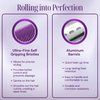 Thermal Rollers for Hair - 37 Self Grip Hair Rollers with 18 Clips and Styling Comb - Aluminum Thermal Hair Rollers for Volume and All-Day Curls - For Short, Medium, and Long Hair (Small)