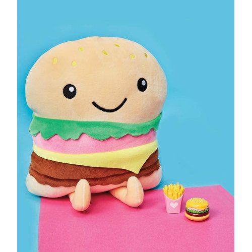 iscream Junk Food Burger and Fries Shaped Vanilla Scented Lip Balm Set