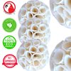 Bonka Bird Toys 1215 Pk3 Natural Sola Crepe Ball Chew Shred Foraging Parrot Cockatiel Conure Quaker Caique Rabbits Guinea Chinchilla Bunny
