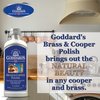 Goddard’s Copper & Brass Polish, Copper Cleaner & Brass Cleaner for Long-Lasting Shine, Metal Polish for Pewter, Chrome & More, Metal Polishing Compound (7oz)
