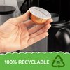 My-Cap 100 Foil Seals for Nespresso Vertuo Pods - Foil Lids to Reuse Nespresso VertuoLine Capsules - Aluminum Lids Seals Foil - Reuse your Nespresso Coffee Capsules (Pack of 100)