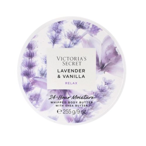Victoria's Secret Lavender & Vanilla Relax Whipped Body Butter Cream Lotion 9 oz. (Lavender & Vanilla)