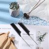 12 Pieces Rat Tail Comb Carbon Fiber Parting Comb Set, Stainless Steel Tail Hair Comb Heat Resistant Teasing Comb for Braid Hair Salon Home Use