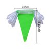 Consummate 100 Feet Green Pennant Banners Flags String Hanging Triangle Bunting Flags for Grand Opening,Kids Birthday,Party Decorations,60 PCS