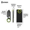 Gerber Gear GDC Money Clip with Pocket Knife - Fixed Blade Knife and Case - EDC Gear and Equipment - Stainless Steel