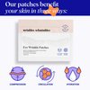 Wrinkles Schminkles Under Eye Wrinkle Patches | Smooth Eye Wrinkles, Crows Feet & Dark Circles Overnight | 1 Pair Reusable Medical Grade Silicone Patches