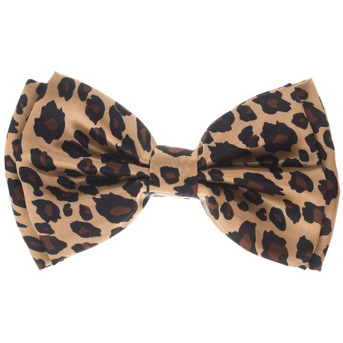 Man of Men Leopard Bow Tie for Men, Leopard Tie, Gold, Brown & Black Bowtie, Cheetah Print Bow Tie