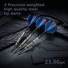 Viper by GLD Products Sidewinder 80% Tungsten Steel Tip Darts, 23 Grams,Black,23-1803-23