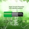 FUNJEE 1/2" 15 FT Outdoor Garden Hose for Lawns, Boat Hose, Flexible and Durable,No Leaking, GHT Fitting for Household (Green, 15FT)