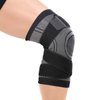 Hibucuo Knee Sleeve with Side Stabilizers, Adjustable Compression Knee Brace Support for Knee Pain, Arthritis Relief, improve Circulation Compression