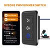 RVZONE 12V Dimmer Switch | 12-24 Volt High Side PWM Dimmer RV Light Dimmer for RV Light LED Interior Lights LED Light Fixture, Halogen, Incandescent, Used for RV, Auto, Camper, Trailer Van Truck, Boat