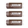 Hurraw! Hazelnut Tinted Lip Balm, 3 Pack: (Sheer Brown Tint) Organic, Certified Vegan, Cruelty and Gluten Free. Non-GMO, 100% Natural Ingredients. Bee, Shea, Soy and Palm Free. Made in USA
